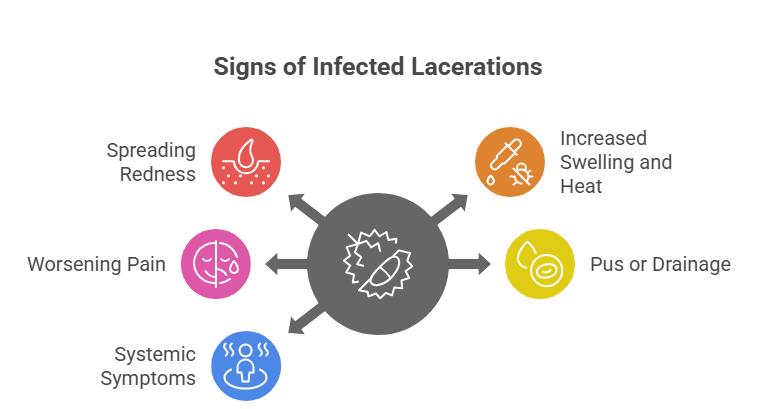 Common Signs of an Infected Laceration