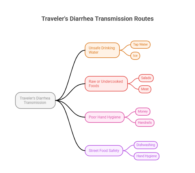 How Traveler&rsquo;s Diarrhea Spreads